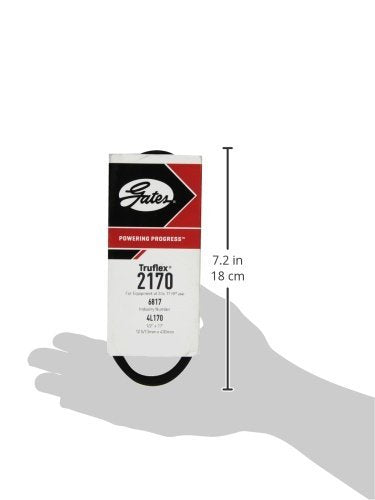 Gates 2170 Truflex V-Belt, 4L Section, 1/2" Width, 5/16" Height, 17.0" Belt Outside Circumference