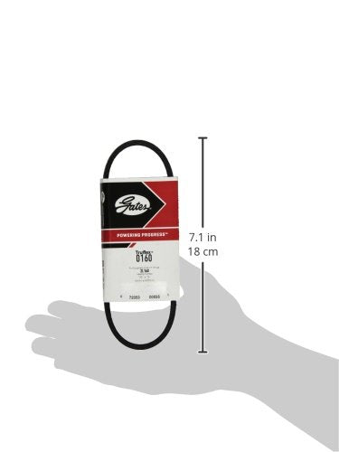 Gates 0160 Truflex V-Belt, 2L Section, 1/4