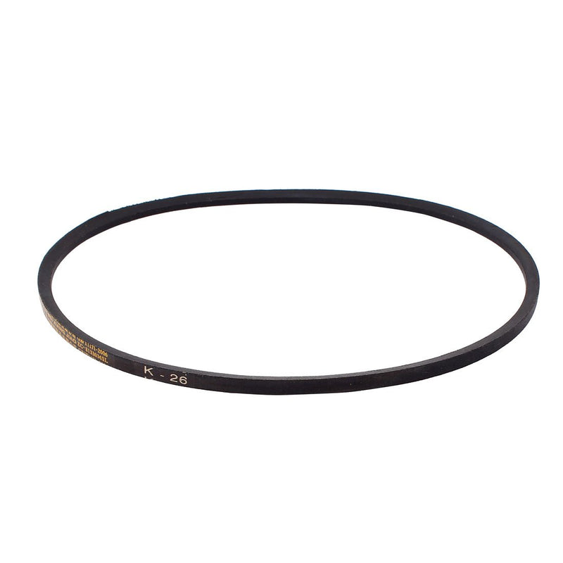 Load image into Gallery viewer, uxcell® Outer Girth 660mm Rubber 620mm Inner Girth K Type K26 Machine Transmission Drive V Belt Black
