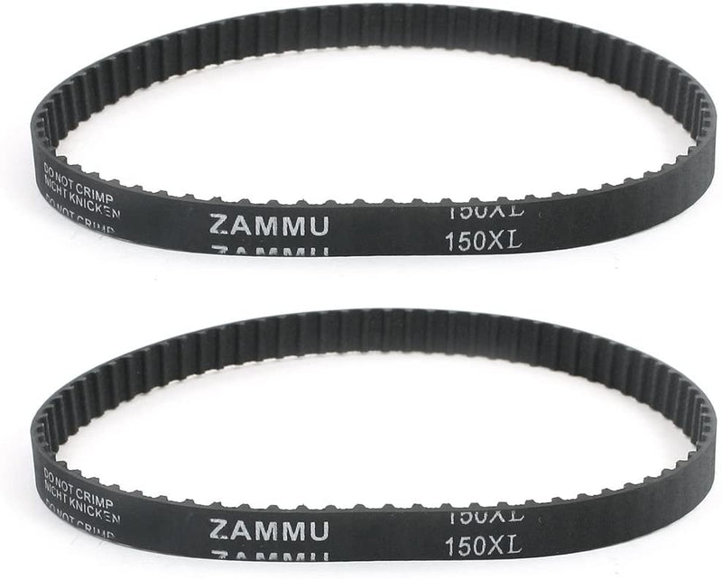 Load image into Gallery viewer, 2 Pcs 150XL 15&quot;&quot; Girth 75-Tooth Single Sided Black Rubber Timing Belt
