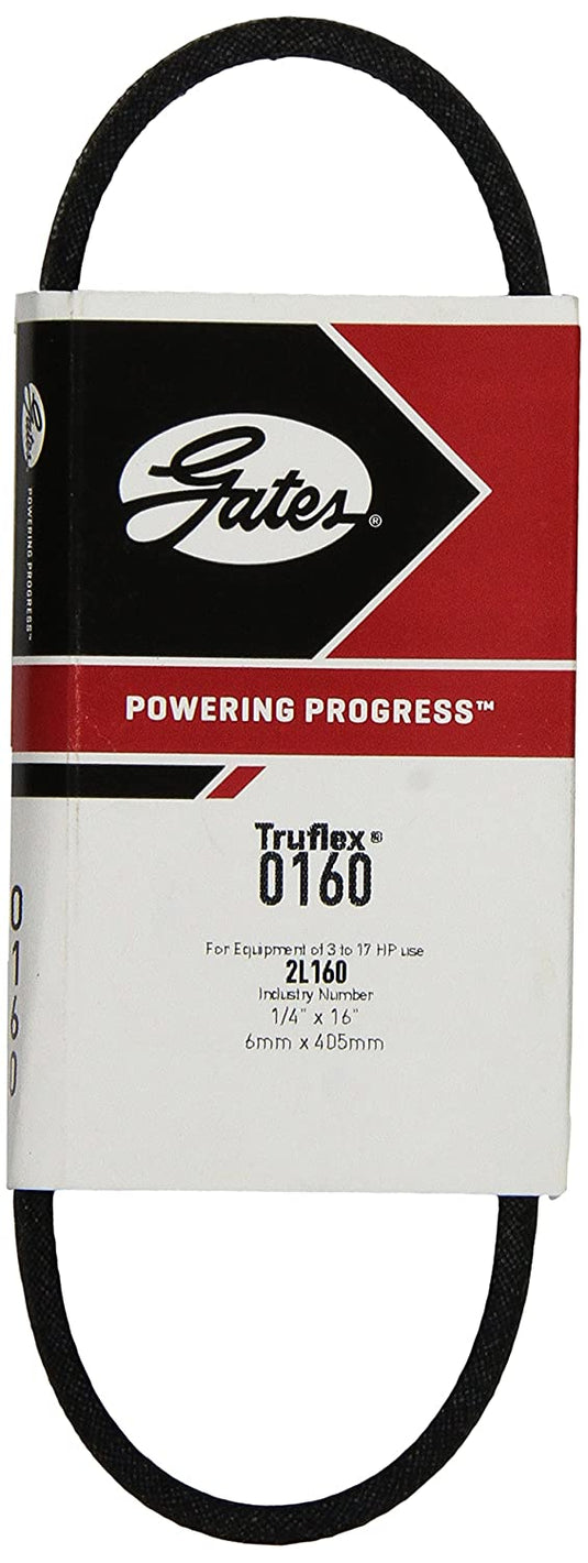Gates 0160 Truflex V-Belt, 2L Section, 1/4